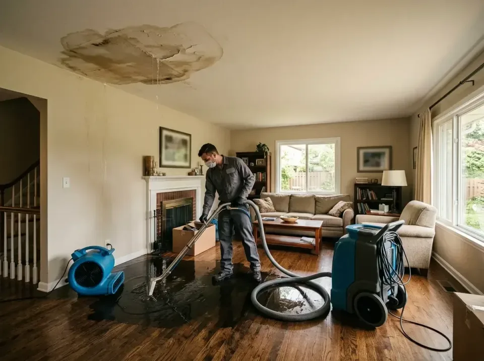 attic-pipe-burst-ceiling-drip-008 — frequently asked questions, Water Damage Restoration & Carpet Care in Oakland, NJ